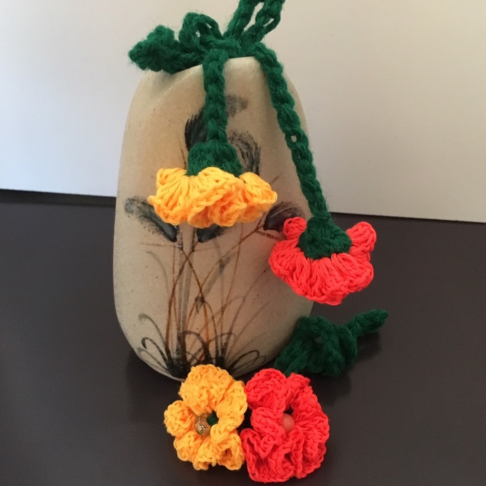 Crochet Vase decor Set of 2